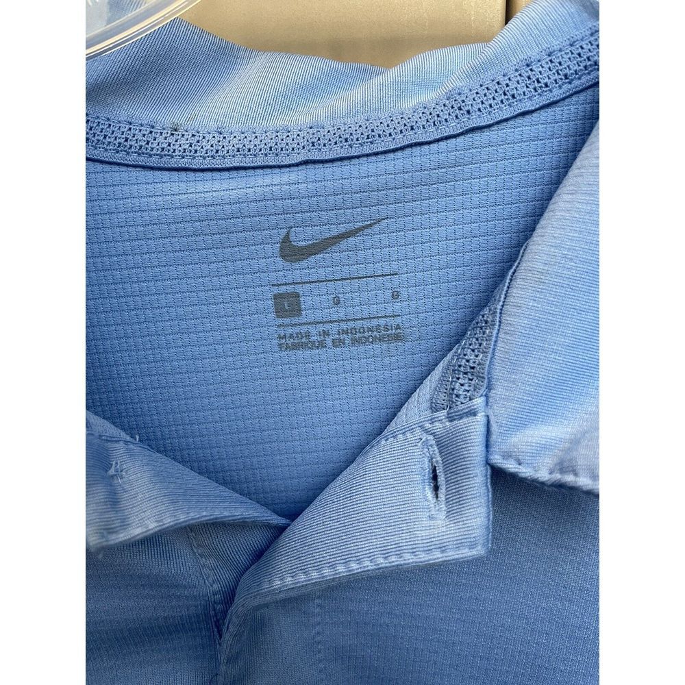 Tufts University Men's Nike Basketball‎ Polo Shirt Blue Sz L Please Read! - Picture 3 of 8